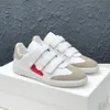 Designer-Runway-Schuhe Paris Marant Sneakers Damen-Sneakers Beth Grip-Strap-Leder-Low-Top-Beth-Schuhe Leder-Sneakers Fashion Outdoor-Trainer-Schuhe