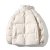 Frauen Daunen Parkas Streetwear Übergröße Stehkragen Warme Winter Jacke Einfarbig Parka Mode Casual Mäntel Für Frau 231206