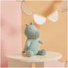 Poupées en peluche 20 cm mignon animal dinosaure cochon lapin koala éléphant jouet en peluche tricot super doux dessin animé rempli enfants bébé cadeau goutte Dhv5T