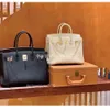 Cuero rkinbir Marrón Mujer Lychee Moda Totes clásicos Bolsos dorados Bolso con patrón Top Ladies Classic Tote 2024 Bolso de mano de alta calidad 49eg9G6E