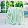 Couvertures de lit en fibre de bambou, couverture de canapé d'été à carreaux frais, gaufre, couverture pour voyage, literie en gaze, bébé adulte