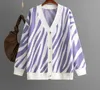 Voor dames truien Cardigan mode mode lange mouwen pullover gebreide puff casual designer truien truien