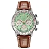 U1 TOP AAA BRETILING B01 B06 NAVITIMER CHRONOGRAPH AVENGER MEN QUARTZウォッチカレンダー50周年記念日本人VKクォーツムーブメントミネラルスクラッチ耐性鏡