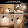 Lampa ścienna wewnętrzna z zdalnym/dotykowym akumulatorem 3 tryby 360 ° Obracanie kinkiet LED do sypialni salon