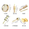 Keyboards Piano Toddlers Music Toys Set Castanet Sand Hammer Tambourine Triangle Double Ringer Orff Percussion Instrument Sets Montessori Toys 231206