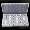 Watch Boxes & Cases Watch Boxes Cases Slots Clear Plastic Empty Nail Art Decoration Storage Case Box Glitter Rhinestone Beads Accessor Dhlgl