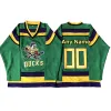 Maglia da uomo Mighty Ducks 96 Charlie Conway 99 Adam Banks 66 Gordon Bombay 33 Goldber 9 Paul Kariya 44 Reed 21 Portman Hockey Maglie Film S S s