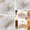 Ins pearl small hairpin girl lovely bangs hair catch clip Sen Department back of head headdress Korean net red hair ornament LL