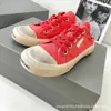 % 25 İndirim Spor 2024 Yüksek Versiyon Tuval Ayakkabı Paris Ailesi Yarım Trailer Yıpranmış Erkek Kadınlar Büyük Boy 22 Sonbahar ve Kış Yeni Bir Ayak Pedalı