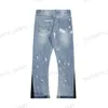 Designer Galery Dept Jeans för Mens Fashion Mens Designer Splicing Jeans Denim Pants Luxury Hip Hop Ejressed Men Women Byxor GP Jeans Galleryes Depts C2