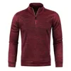 Men's Sweaters Pull a col roule chaud automne hiver pour hommes sourire ThUNICEF pull demi-fermeture eclair pull homme 03/Solid document Slim Fit Pulls S-4Xl 231205