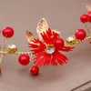 Hair Clips Wedding Pearl Flower Leaf Headband Hairband Crown For Women Girl Party Bridal Accessories Jewelry Ornament Band