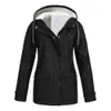 Manteau épais en fausse fourrure pour femmes, mode automne-hiver, veste d'extérieur en velours, coupe-vent imperméable à capuche d'alpinisme 231205