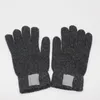 Autumn Winter Women's Men's Knitted Five Fingers Gloves For Men Women Couple Students Keep Warm Soft Full Finger Glove 2023