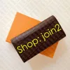 M60531 Sarah Wallet Designer Women's Long Envelope Flap Emilie Josephine Wallet Key Card Coin Purse Mini Pochette ACCE2671