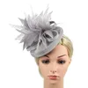 Bandanas Hairpin Barrette Hat Women's Floral Headpiece Tea Party Fascinator Abs Dress Hats