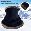 Bandane Maschera da sci calda invernale Uomo Bandana Scaldacollo in velluto Ghetta Sciarpa antivento Campeggio Escursionismo Pesca Ciclismo Viso