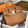 Togo Tote Ladies Pattern rkinbir Bags Buckle Bag Silver High 2023 Quality Litchi Gold Wax Women's Thread Leather Handbag Leathers Handbag 28as