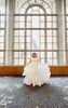 Бальное платье из органзы размера плюс, свадебное платье, многоярусные юбки, вечерние свадебные платья, свадебные платья без бретелек со шлейфом