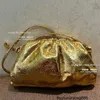 Designer Clutch Bags BottegavVeneta Womens Pouches Bright Cloud Bag Gold Silver Net Red Tiktok Weiye Same Style Dumpling Bag Honey Bungee Bag Hand Hold Cross Bod HBSJ