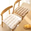 Cushion/Decorative Square Chair Soft Faux Fur Pad Seat Cushion For Dining Patio Home Office Indoor Outdoor Garden Sofa Buttocks Cushion With Strap