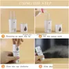 Vaporisateur facial Nano Mist Spray Extensions de cils Nettoyage des pores Eau Spa Hydratant Hydratant Pulvérisateur pour le visage USB rechargeable 2311 Dhfaq