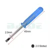 45mm Blue Screwdrivers 1 5 Phillips 2 0 Phillips PH00# PH000 2 0 Flathead Straight Screwdriver for Toy Phone Repair 5000pcs lot283u