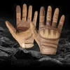 Fem fingrarhandskar Pekskärmsläder Motorcykelhandskar Motocross Moto Motorcykel Pit Biker Enduro Protective Gear Racing Full Finger Glove Men Q231206