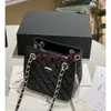 Mini tote tasarımcı hobo kova çanta omuz çantası lüks çanta 16x17cm canei crossbody çanta tasarımcısı tote çanta kare kova çanta zincir çanta deri