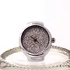 Montres-bracelets Cadran Quartz Analogique Montre Creative Acier Cool Élastique Bague Mode