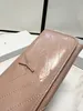 Designer Fashion Folding Oil Waxed Leather Wallet Card Importerat Cowhide Leather Bifold Clutch New Women's Luxury Classic Plånbok Top Designer Coin Purse Wallet YL2