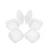 Caixas de armazenamento caixas quadradas vazias mini recipientes de armazenamento de plástico transparente caixa com tampas pequenas caixas jóias earplugs zwl707 drop del dhc8m