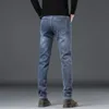 Jeans pour femmes hommes thermique Stretch hiver neige chaude en peluche mince jambe étroite épaissir polaire Denim pantalons longs pantalons de mode coréenne 231206