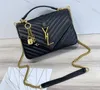 Designer schoudertassen Dames luxe handtassen bakken kanaal Clutch Flap handtas klassiek beroemd yslsity reizen Crossbody luxe tas Schoudertas hoge kwaliteit