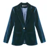 Damenanzüge, Blazer, Blazer und Velours für Damen, elegante Weste, Slim a Bouton Unique, Imbibee Grande Taille, Vetements d'Exterieur Decontractes 3XL 4XL 231205