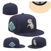 Honkbal White Sox maathoeden voor heren LA Snapback-hoeden World Series wit Hip Hop SOX Sportpetten Chapeau Grey Stitch Heart "Serie" "Love Hustle Flowers voor dames a4