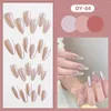 Faux ongles femme amande faux ongles style scintillant conseils pointus artificiels pour femmes et filles salon à la maison