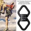 Karabijnhaken 30KN Outdoor Rotsklimmen Karabijnhaak Draaibare Connector Universele Gimbal Ring Yoga Schommel Hangmat Touw Draaibare Roterende Connector 231205