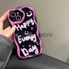 Handyhüllen Fall für iPhone 15 11 12 13 14 Pro X XS MAX XR 7 8 6 6S Plus SE 3D Wellenkante Blume Liebe Herz Soft Clear TPU Cover Funda J231206