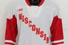 Wisconsin Badgers Hockey Jersey Cole Caufield Robbie Beydoun Linus Weissbach Dylan Holloway Pelton-by Roman Ahcan Cameron Rowe Ty Ember