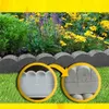 Molde de bloco de bordas de tijolo, molde para cercas de jardim, canteiro de flores, decoração, concreto, lago, cerca, pátio idílico, outros edifícios 298b