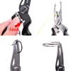 Fishing Accessories Aorace Pliers Fish Line Cutter Scissors Mini Hook Remover Multifunction Tools Black Beak Jaw 231206