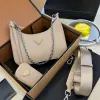 Diseñadores Bolsas Venta 3 piezas Hombre Mujer Lujos Bolsos Hobo Monederos Lady Bolso Crossbody Hombro Canal Totes Moda Monedero Bolsa Regalos Soporte Venta al por mayor