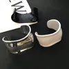 Dupe Marque Bijoux Style Punk Nouvelle Arrivée Top Qualité Sier Bracelet pour Femmes Bracelets Porte-Bonheur Fête De Mariage Cadeau Twisted Os Bracelet Manchette