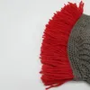 BeanieSkull Caps Winter Handgemacht Lustige Hüte Coole Rote Quaste Römischer Ritter Helm Maske Mützen Cosplay Caps Herren Damen Gag Party Geschenke 231205