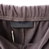 Pantaloncini da uomo Essentialshirts Pantaloncini firmati da donna Lettera stampa marrone Bottone con coulisse Tuta corta rilassata e traspirante estiva da uomo Tasche tagliate in vita elastica