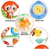 Bath Toys Baby Shower Sunshine Cup Track Water Game Childrens Bathroom Monkey Toy Birthday Gift 230615 Drop Delivery Kids Maternity Dhr7T