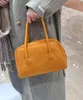 Women Vintage Shoulder Bags Handbag Large Capacity Luxury Design Soft Brown Square Bags Female Tote Boston