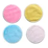 Makeup Remover wielokrotnego użytku Bamboo Makeup Remover Pads 50pcs zmywalny rundy oczyszczanie bawełny makijaż do usuwania narzędzie 231205