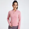 Active Shirts Yoga Sports Jacket Cycling Long Sleeved Outer Wear Quick Drying Tight Clothing Slim Thin Fitness Running Tops